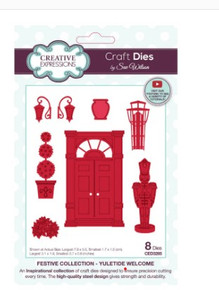 Creative Expressions- Sue Wilson- Festive Collection- Yuletide Welcome Craft Die