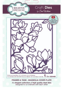 Creative Expressions- Sue Wilson- Frames & Tags Collection- Magnolia Cover Plate Craft Die
