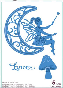 Creative Expressions- Jamie Rodgers- Fairy Wishes Collection- Moonlit Phoebe Craft Die