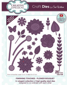Creative Expressions- Sue Wilson- Finishing Touches Collection- Flower Bouquet Die
