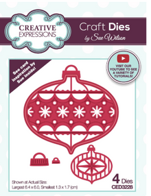 Creative Expressions- Sue Wilson- Festive Collection- Sparkle Baubles Dies
