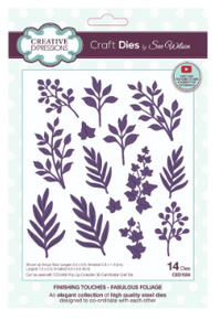 Creative Expressions- Sue Wilson- Finishing Touches Collection- Fabulous Foliage Craft Die
