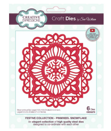Creative Expressions- Sue Wilson-Festive Collection- Pinwheel Snowflake Craft Die