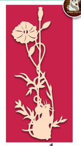 Creative Expression-s Paper Panda Collection- Among the Poppies Craft Die