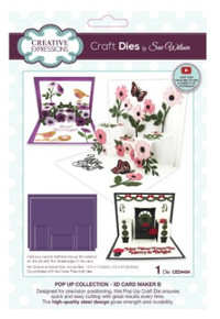 Creative Expressions- Sue Wilson- Pop Up Collection- 3D Card Maker B Craft Die