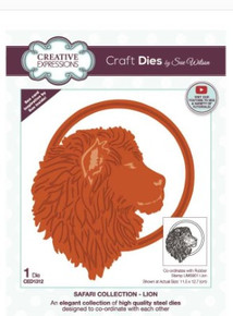 Creative Expressions Sue Wilson Safari Collection Lion Craft Die