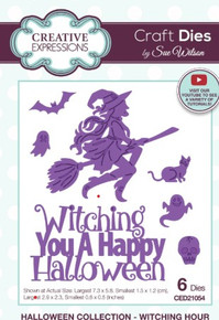 Creative Expressions- Sue Wilson- Halloween Collection- Witching Hour Craft Die