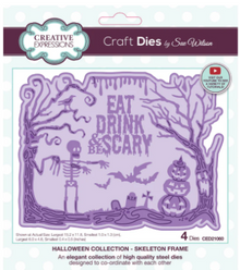 Creative Expressions- Sue Wilson- Halloween Collection- Skeleton Frame Craft Die