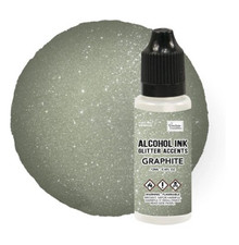 Couture Creations Glitter Accents Alcohol Ink 12ml Graphite