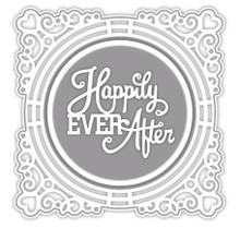 Creative Expressions- Sue WIlson- Special Occasion Collection- Ornate Framed Happily Ever After