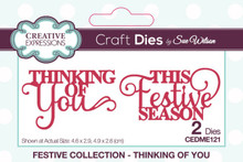 Creative Expressions- Festive Collection- Mini Expressions Duos- Thinking Of You Die