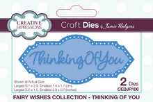 Creative Expressions- Jamie Rodgers- Fairy Wishes Collection- Thinking of You Craft Die