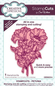 Creative Expressions- Sue Wilson- StampCuts- Petunia Craft Die