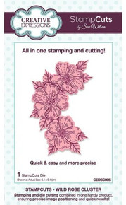 Creative Expressions- Sue Wilson- StampCuts- Wild Rose Cluster Die