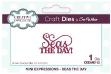 Creative Expressions- Sue Wilson- Mini Expressions- Seas The Day Craft Die