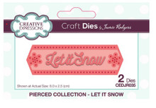 Creative Expressions- Jamie Rodgers- Pierced Collection- Let It Snow Craft Die