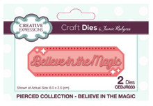 Creative Expressions- Jamie Rodgers- Pierced Collection- Believe In The Magic Craft Die
