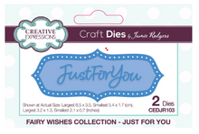 Creative Expressions- Jamie Rodgers- Fairy Wishes Collection- Just For You Craft Die