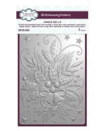 Creative Expressions- 3D Embossing Folder- Jingle Bells 5 in x 7 in