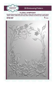 Creative Expressions- 3D Embossing Folder- Floral Symphony 5 in x 7 in