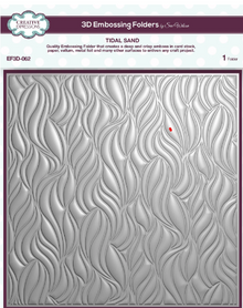 Creative Expressions- 3D Embossing Folder- Tidal Sand 8 in x 8 in