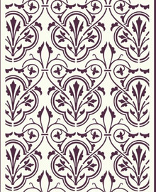 Creative Expressions- Taylor Made Journals- 6x8in Stencil- Fleur-de-lis Elegance