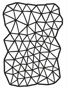 Creative Expressions- Lisa Horton- A5 Stencil- Abstract Triangles