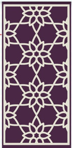 Creative Expressions- Sue Wilson- DL Slimline Stencil- Poinsettia Lace