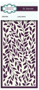 Creative Expressions- DL Stencil- Leafy Swirls