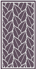 Creative Expressions- DL Stencil 4 in x 8 in- Linear Leaves