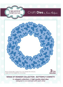 Creative Expressions- Jamie Rodgers- Wings of Wonder Collection- Butterfly Confetti Craft Die