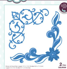 Creative Expressions- Jamie Rodgers- Wings of Wonder- Cherry Blossom Flower & Flourish Corner Craft Die