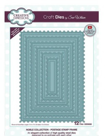 Creative Expressions- Sue Wilson- Noble Collection- Postage Stamp Frame Craft Die