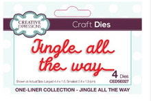 Creative Expressions - One-liner Collection- Jingle All The Way Craft Die