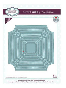 Creative Expressions- Sue Wilson- Noble Collection- Cut Corner Squares Craft Die