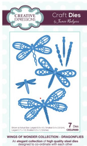 Creative Expressions- Jamie Rodgers- Wings of Wonder Collection- Dragonflies Craft Die