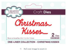 Creative Expressions- One-liner Collection- Christmas Kisses Craft Die