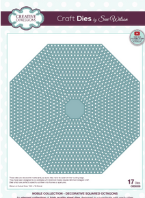 Creative Expressions- Sue Wilson- Noble Collection- Decorative Squared Octagons Craft Die