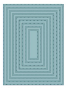 Creative Expressions- Sue Wilson- Noble Collection- Double Pierced Background Rectangle Die Set