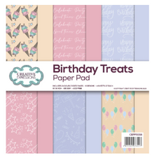 Creative Expressions- 8in x 8in Paper Pad- Sweet Treats