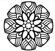 Creative Expressions- Lisa Horton- Mandala Mask- Dahlia Loops