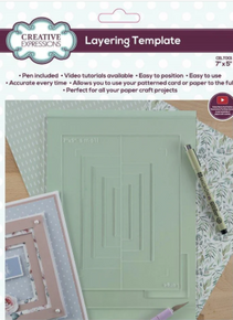 Creative Expressions- Layering Template 7 in x 5 in
