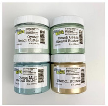 The Crafters Workshop Coastal Stencil Butters 4-pk