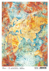 Ciao Bella Papercrafting Rice Paper- Red Oxide World
