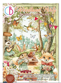 Ciao Bella - Junk Journal Ephemera Book A4 - Woodland Party