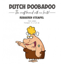 Dutch Doobadoo Cave Woman Stamp
