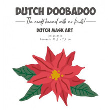 Dutch Doobadoo Mask Art Poinsettia