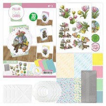 Find It Trading Pillar Circle Cards white 3 - Spring Landscapes (CC10003)