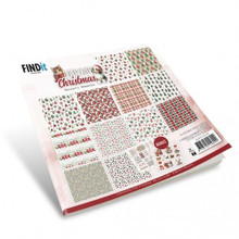 Find It Trading Paperpack - Berries Beauties - A Very Furry Christmas 20 x 20 cm