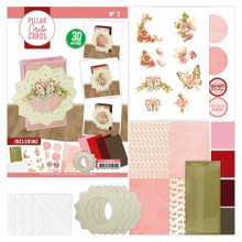 Find It Trading Pillar Circle Cards cream 2 - Beautiful Butterflies (CC10002)